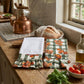 Tuscan Tomato Ruffled Kitchen Towels (Set of 2)