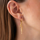 Fish Charm Huggie Earrings