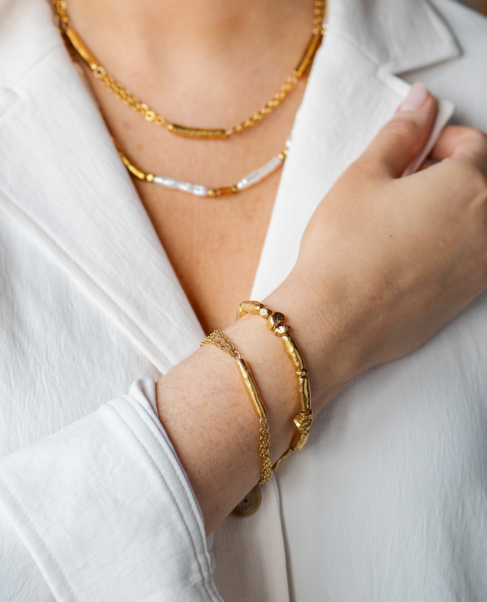 Tube Bead Bracelet