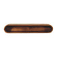 Solid Wood Arc Wall-Mounted Media Console