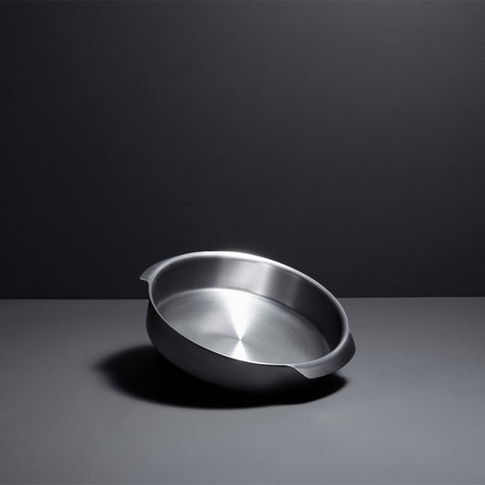 9-Inch Round Stainless Steel Pan - Oven & BBQ