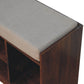 Solid Wood Retreat Chestnut Shoe Bench