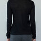 T NECK PULLOVER - BLACK