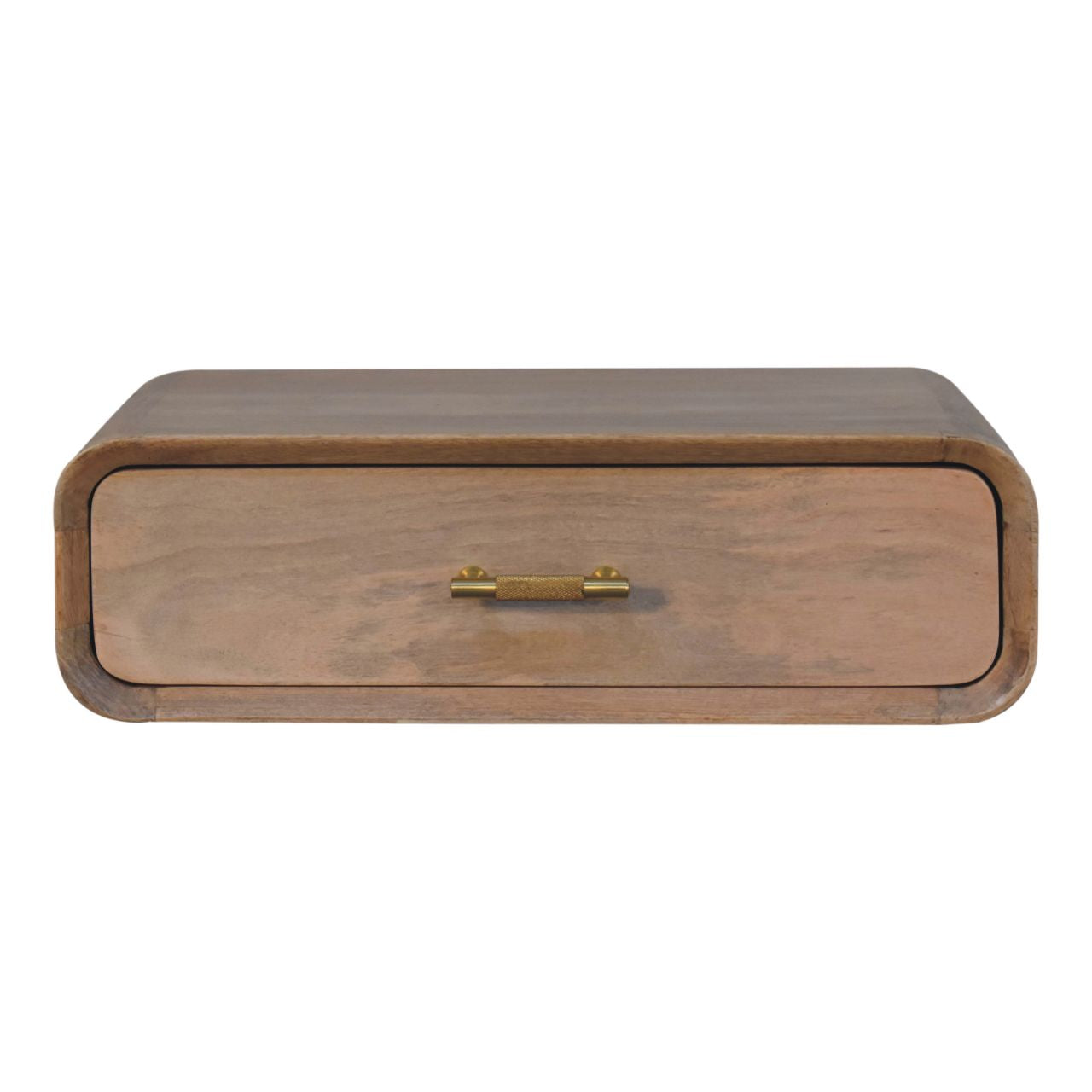 Solid Wood Sonoma T-Bar Wall-Mounted Nightstand