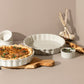 Rounded Stoneware Pie Dish
