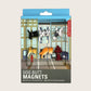 DOG BUTT MAGNETS 6 PER SET