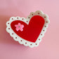 Valetines Laced Hearts Hair Claw