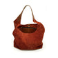 Elevated Hobo in Copper Suede
