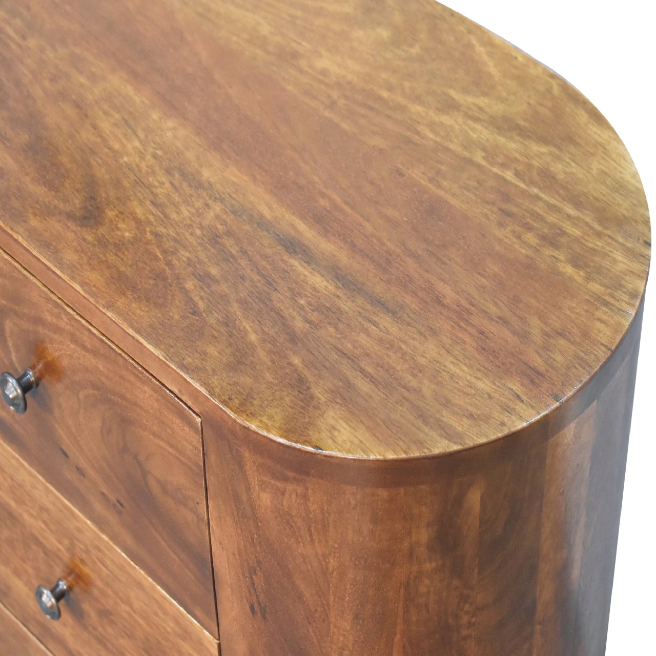 Solid Wood Mini Chestnut Cabinet