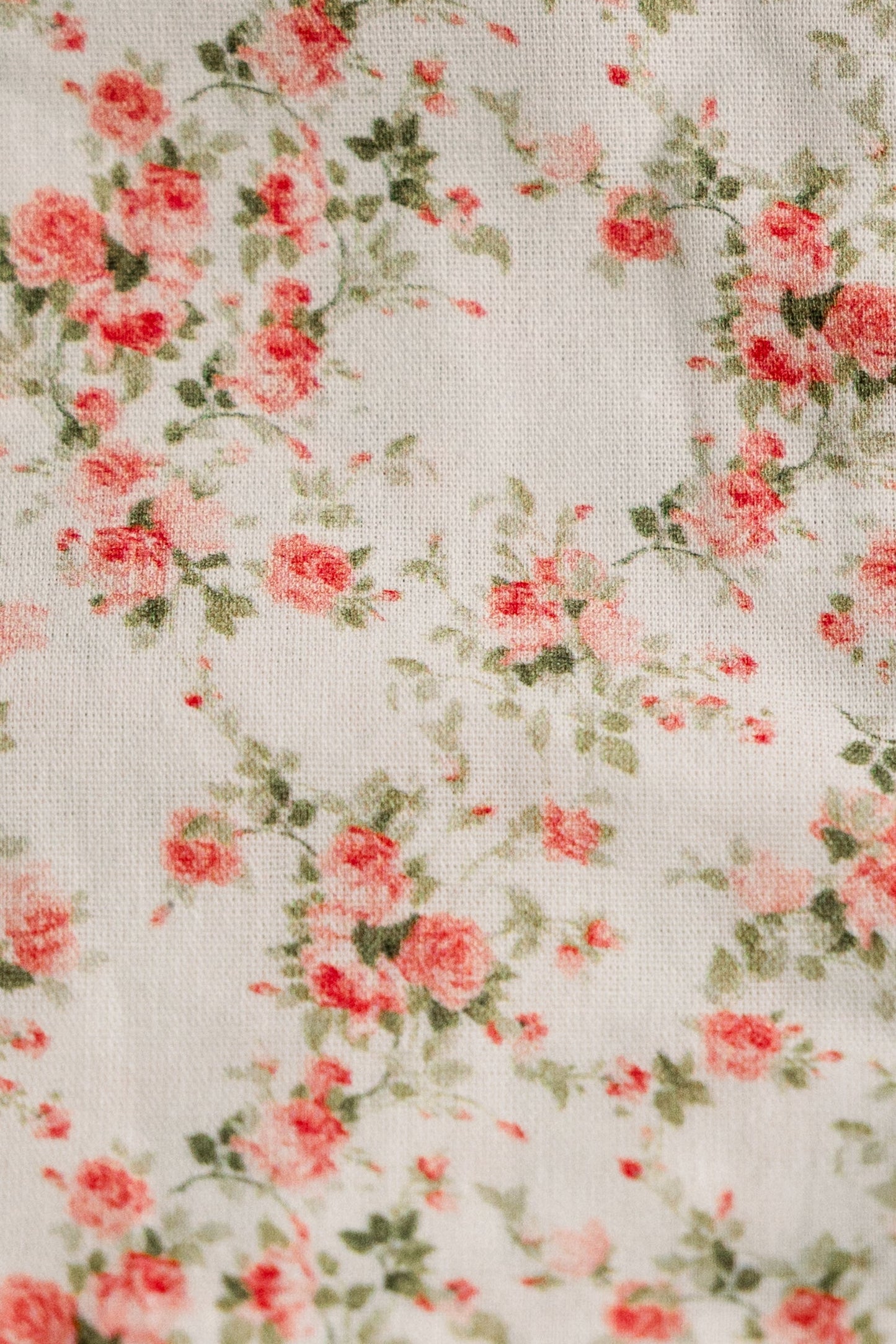 Vintage-Inspired Floral Pouch- Églantine