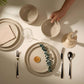 Dinnerware Set, 12 Piece Service for 4, Ceramic, Cambridge Classics