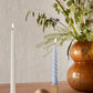 Square Solid Brass Candleholder - Brushed Brass