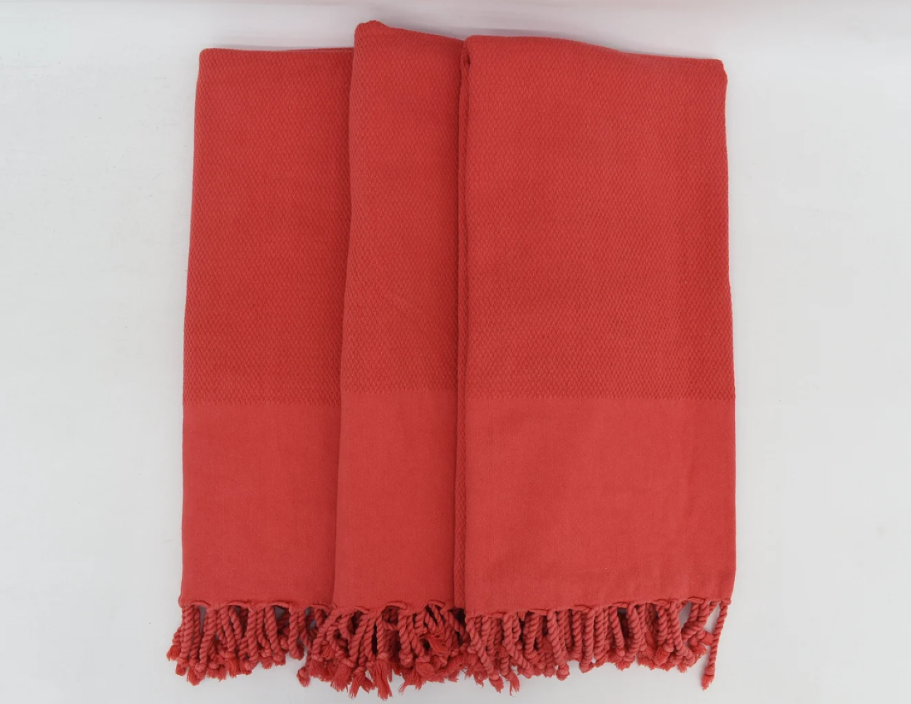 Poppy Stone-Washed Towel/Throw Blanket