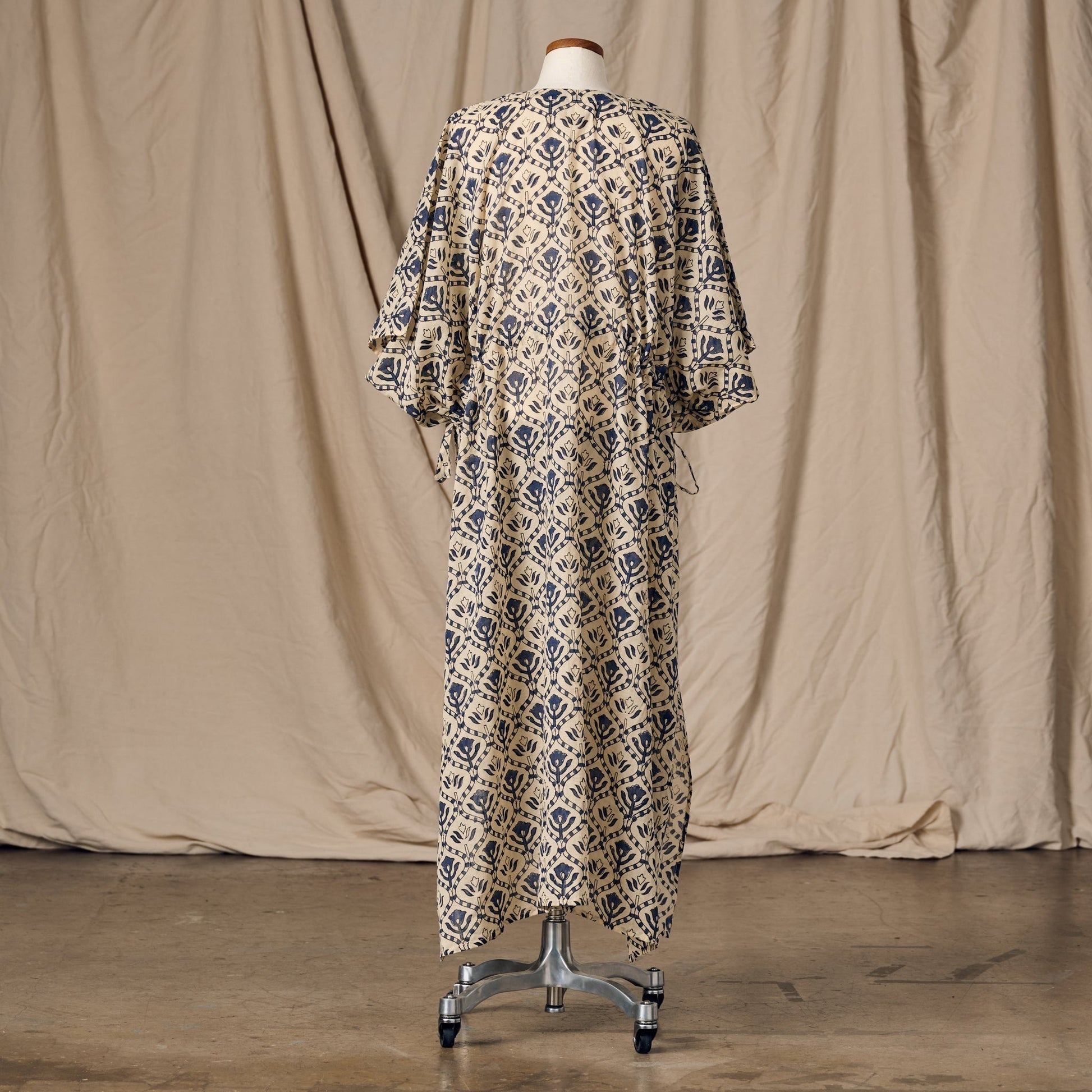 Panna Full Length Block Print Kaftan