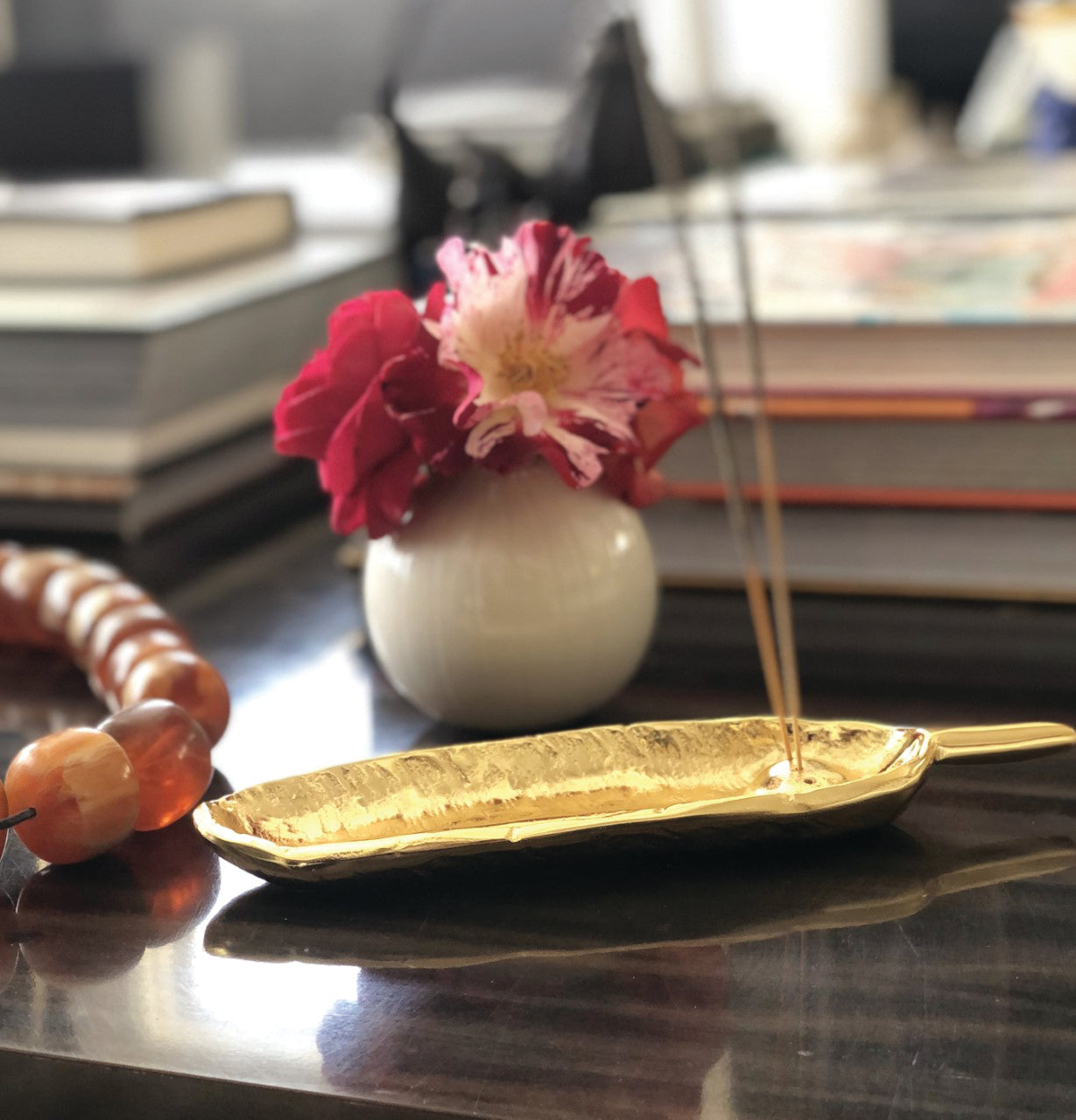 Feather Incense Holder