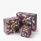 Decorative Flat Printed Packaging Gift Boxes, 3 sizes
