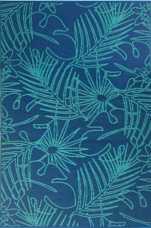 Palm Leaf Deep Turquoise