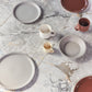 Yuka Lunch Plate, Set of 2 in Dark Terracotta