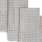 VERTEX Hand Block Printed Napkins - Set of 4. Cotton - Fair Trade - Artisan Made