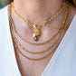 Labradorite Talisman Drop Necklace
