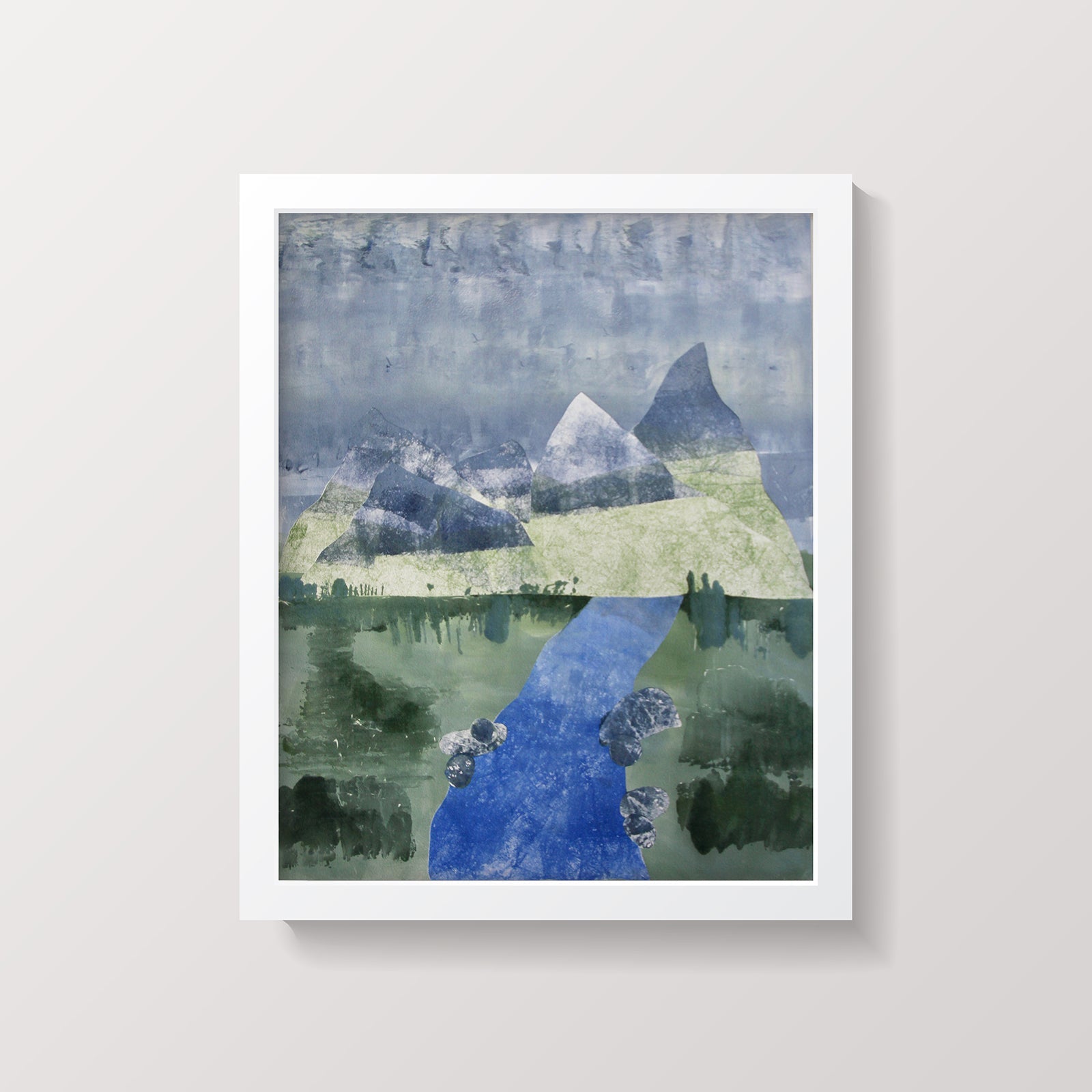 Mountain Trail Small Framed Print