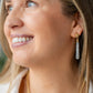 Lace Agate Long Drop Earrings