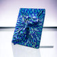 Set of 3 (S, L, XL) Reusable Cloth Furoshiki Gift Wrap | Blue Botanical