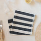 Black Stripe Hand Towel