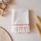 Red Braid Detail Napkin | Set of 2