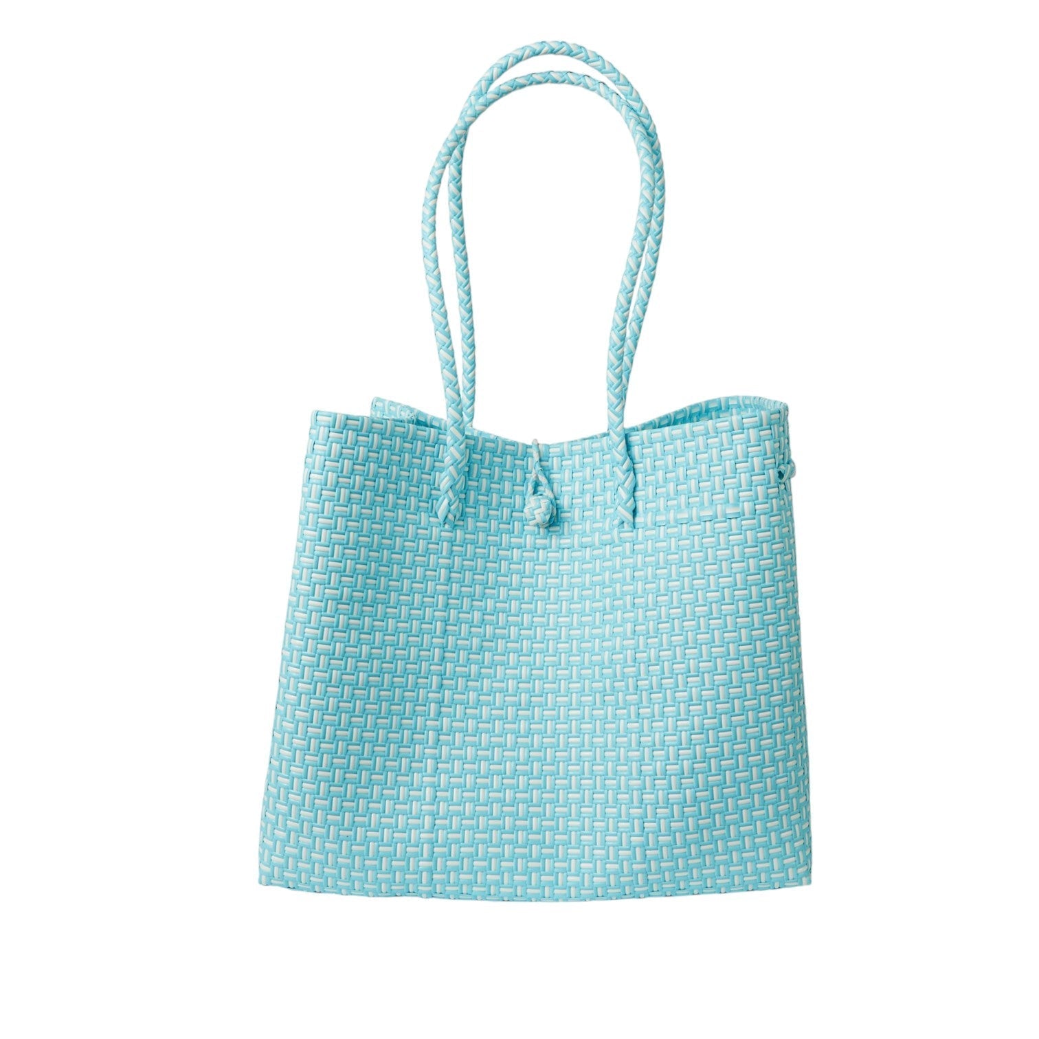 The Maxi Ella Handwoven Tote  · Recycled Plastic