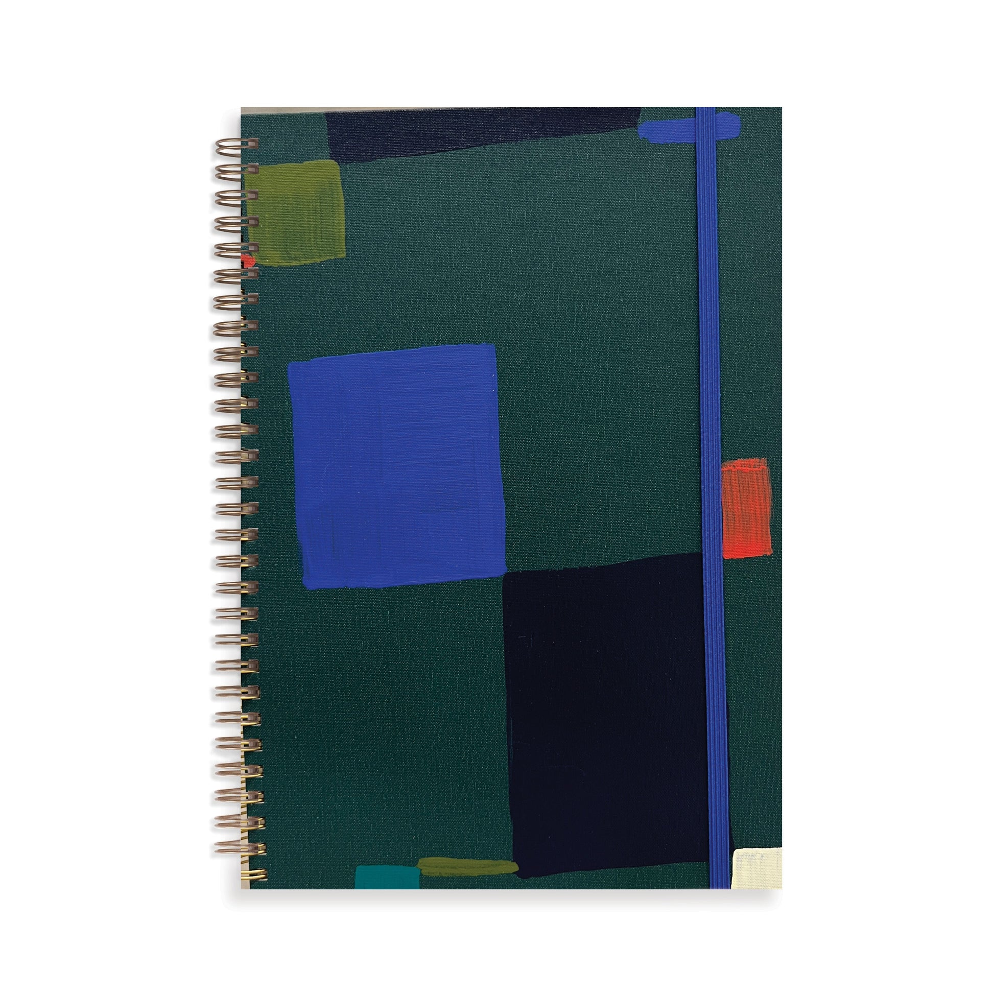 Green Square Composition B5 Notebook