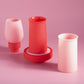 cherry + blush | stegg | silicone unbreakable highball glasses