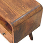 Solid Wood Mini Curved Media Unit