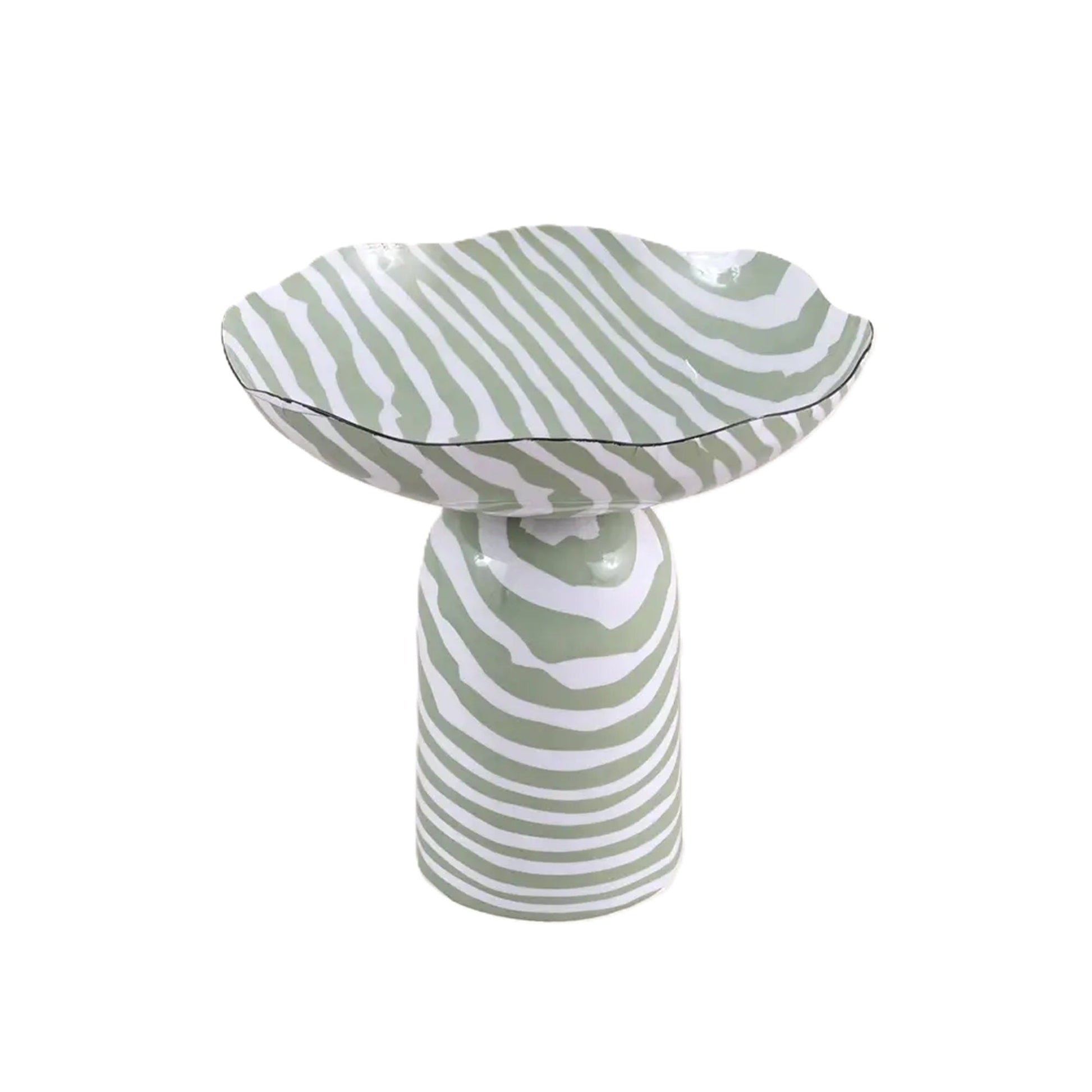 Decorative Striped  Bowl | Sculptural Décor