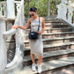 Ashley Camouflage Crossbody Camera Bag