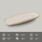 Shallow Organic Oval Platter Mini Set of 4