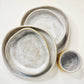 Handmade Ceramic PLATES BUNDLE | Color: Ocean Sand. (Sizes: 8.5" & 6")