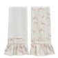 Pink Bow Ruffled Kitchen Towels (Set of 2)