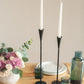 S/2 Phoenix Candlesticks - Brass Finish