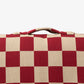 Red Checker | Dog Bed with Cover