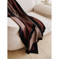 Handwoven Mink Brown Myrtle Drift Merino Throw
