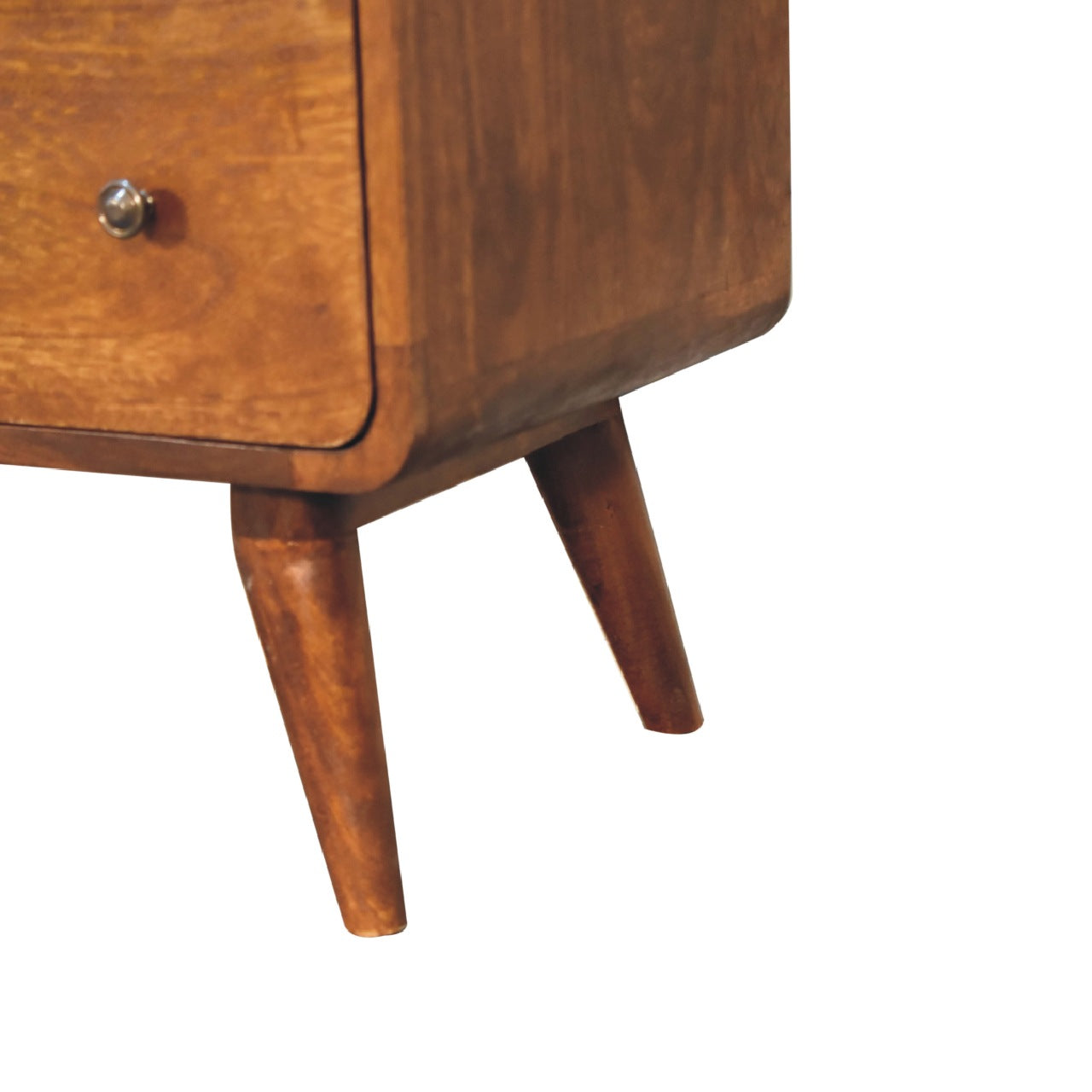 Solid Wood Large Curved Chest