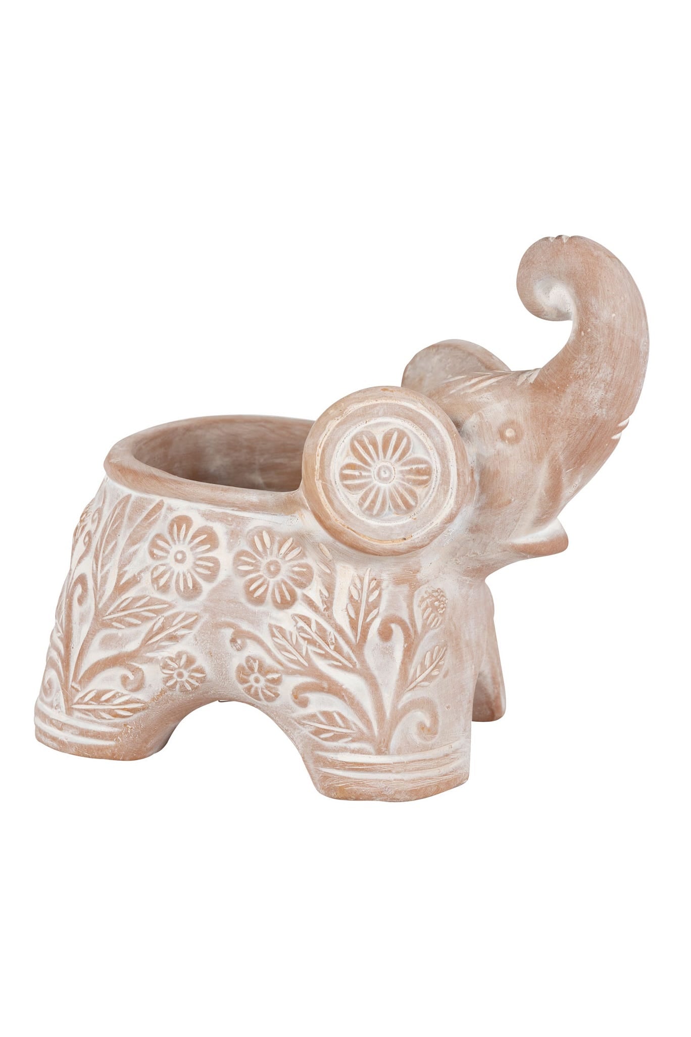 Trumpeting Elephant Planter
