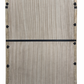 Arched Full Length Wall Mirror with Mango Wood Frame, 36x72"