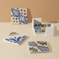 Vintage Patterned Marble Tiles Coasters |  Set of 4