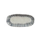 Shallow Organic Oval Platter Small Set of 4