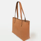 Elba medium size structured tote in vegetable-tanned leather