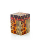 Animal Print Painted Candles