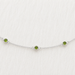 August Birthstone Bracelet — Peridot
