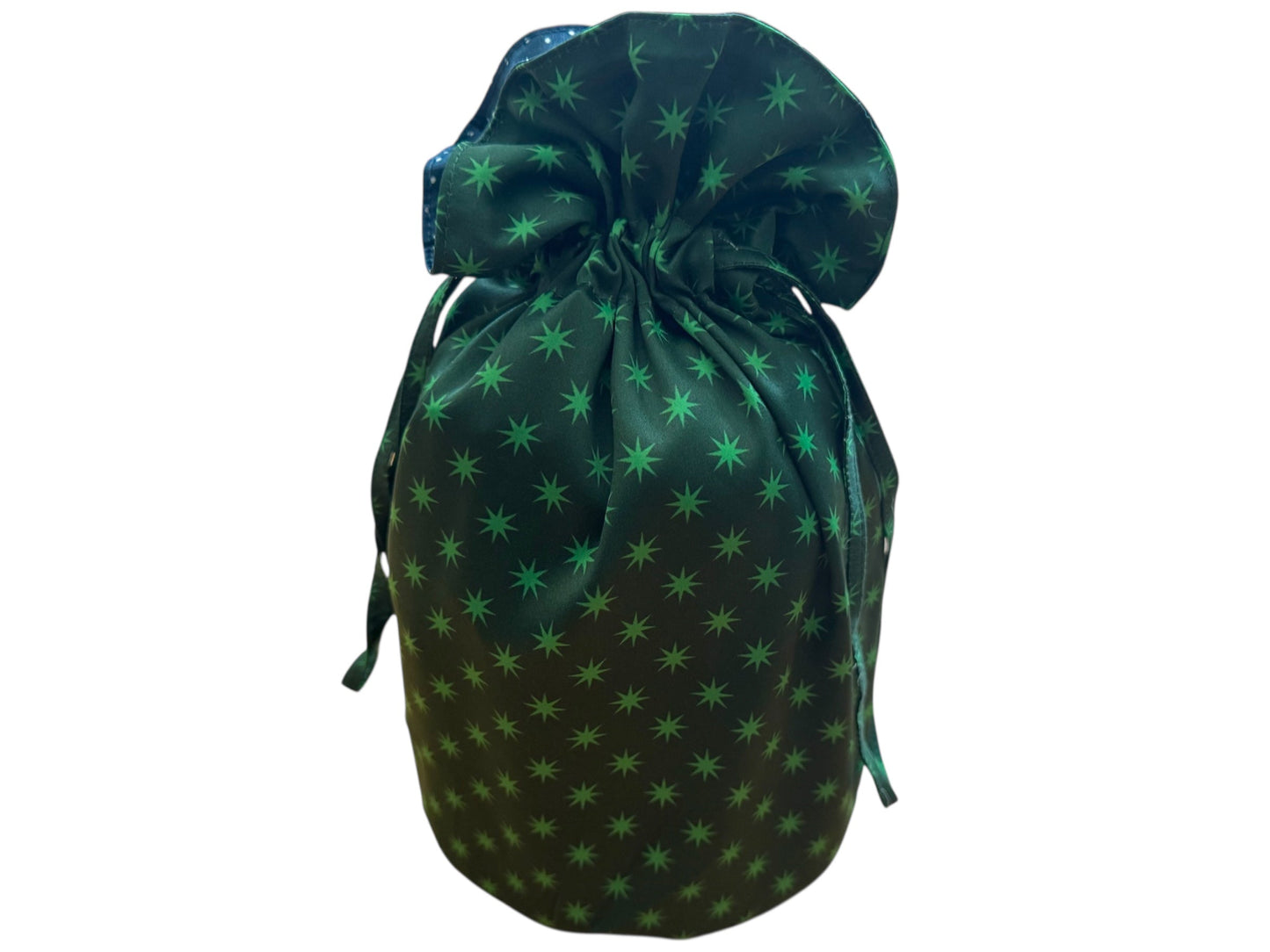 Medium Reusable Fabric Gift Bag | Stars and Snow